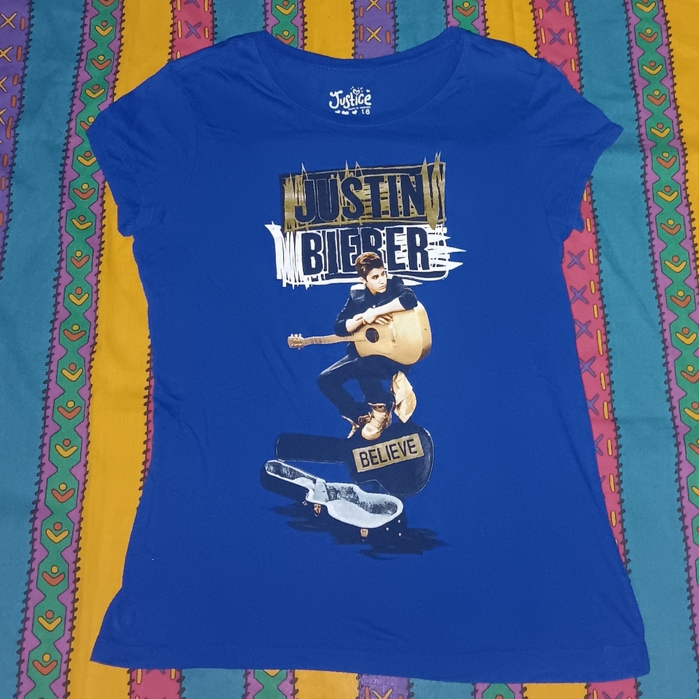 2012 Justin Bieber Believe Shirt Vintage Tee Streetwear